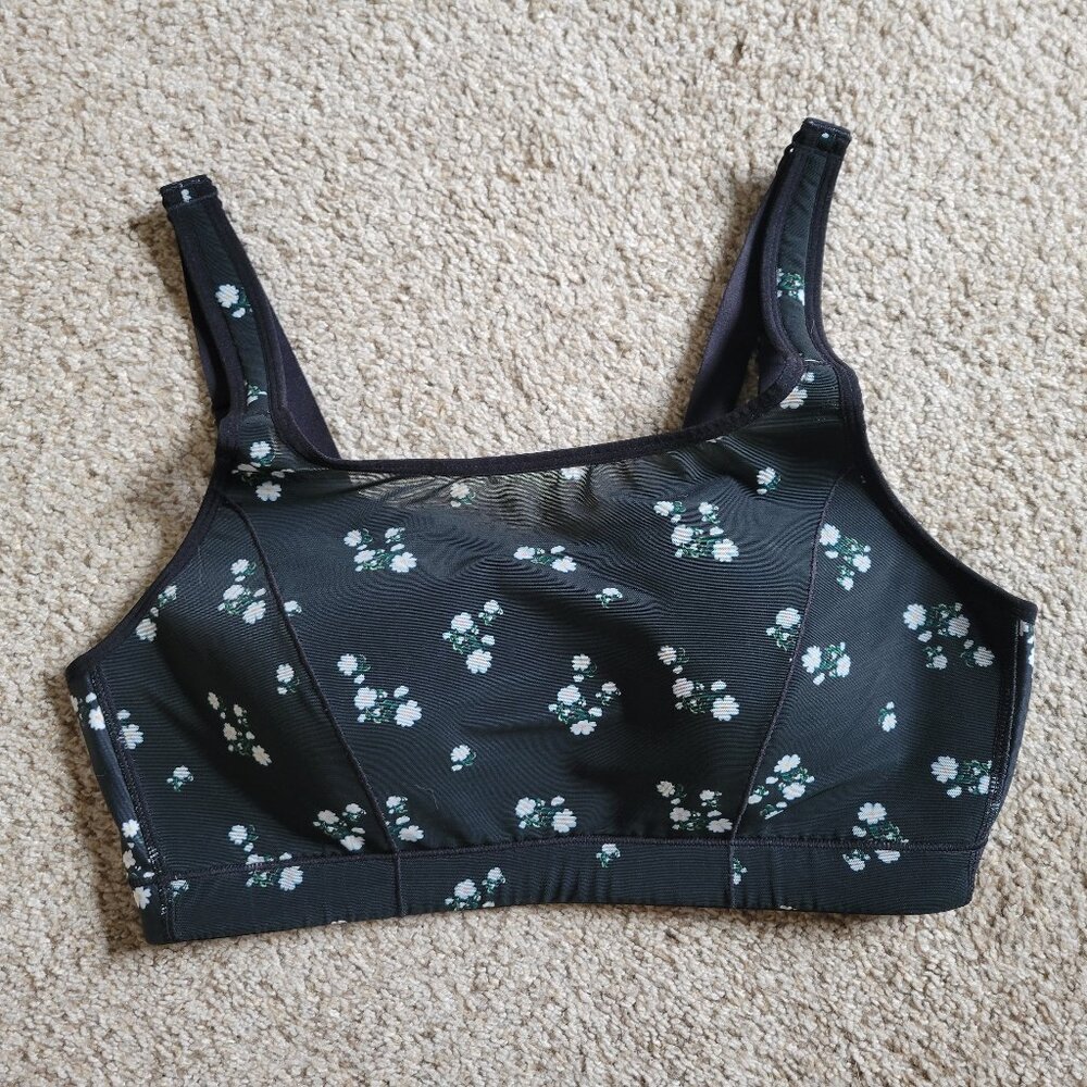 PopFlex Superbra™ - Black Folkfloral - L
